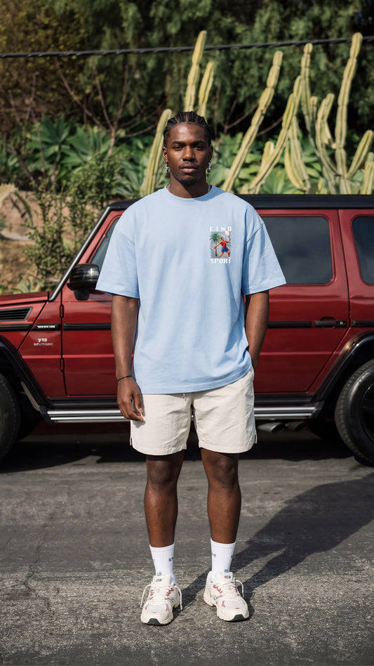 Tennis T-Shirt | Light Blue