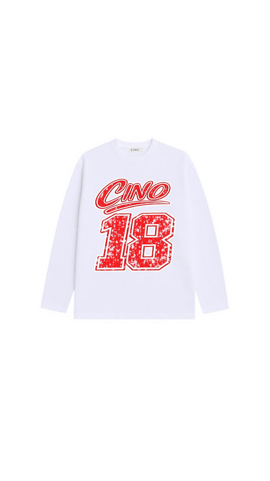 Faded 18 | Vintage White/Red