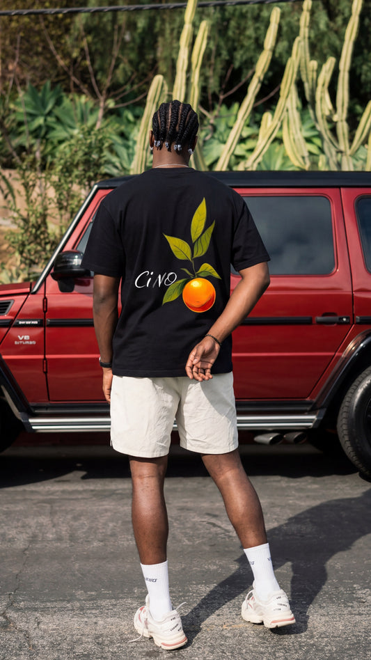Orange T-Shirt | Black