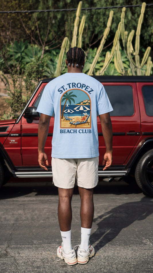 St. Tropez T-Shirt | Light Blue