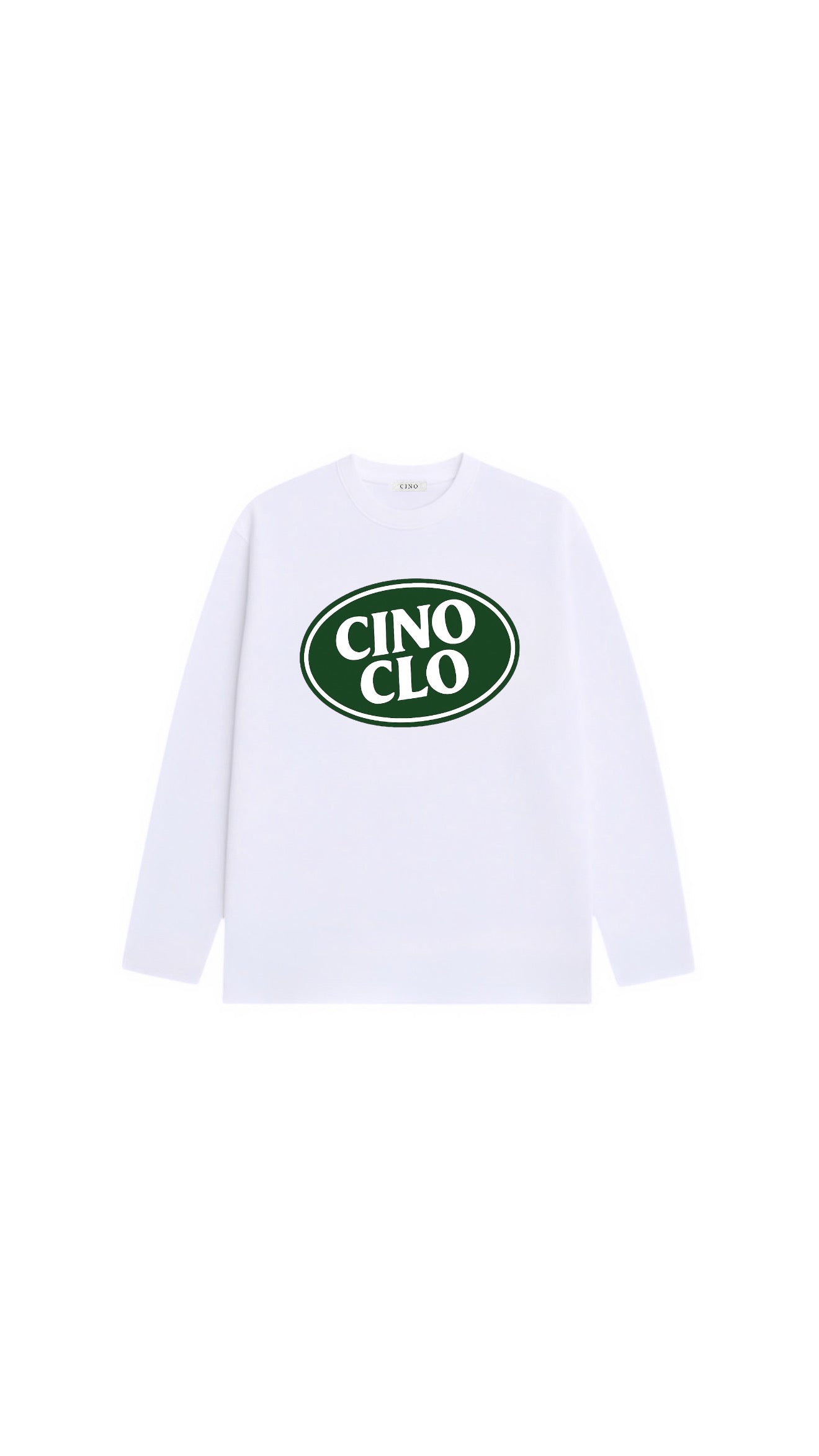 Retro Long-sleeve T-Shirt | White/Green