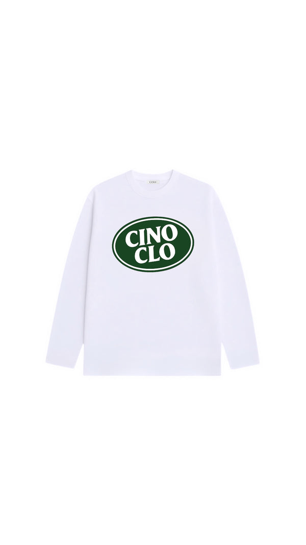 Retro Long-sleeve T-Shirt | White/Green