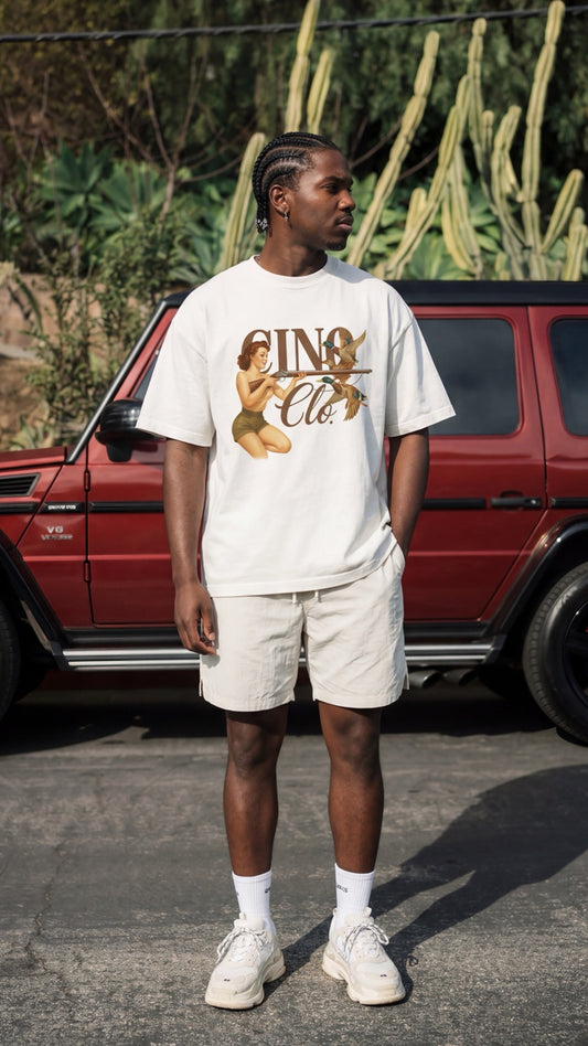 Hunting T-Shirt | Vintage White