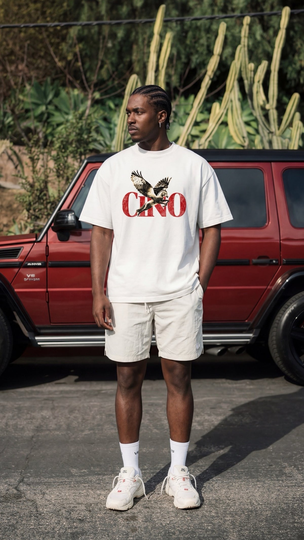 Pegasus T-Shirt | Vintage White