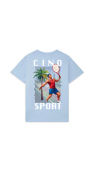 Tennis T-Shirt | Light Blue